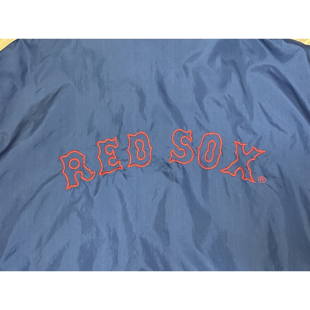 Vintage 90s Boston Red Sox Starter Full Zip Light Weight Windbreaker Jacket XL - Picture 6 of 13